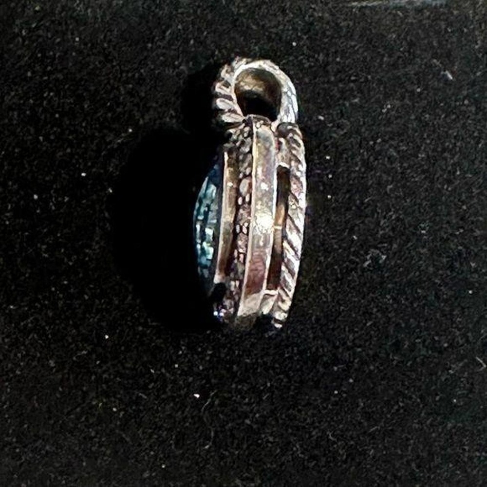 David Yurman blue topaz and diamond Cerise earrings & pendant set - Picture 6 of 8